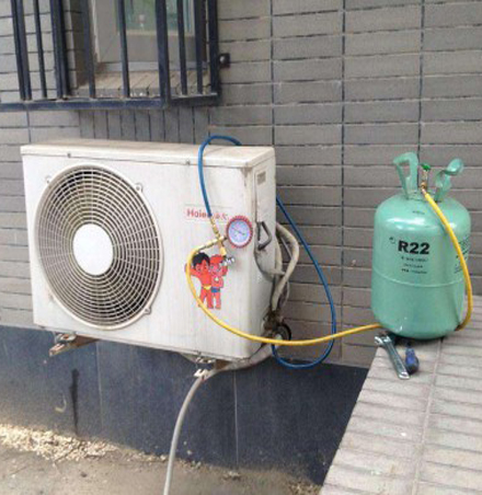 定结空调加氟